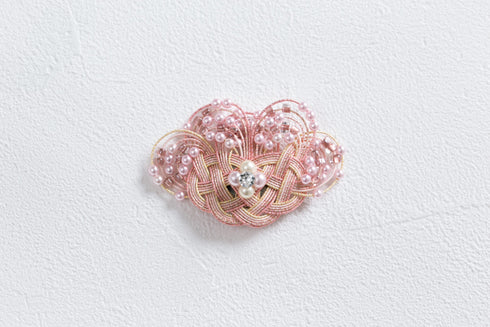 フラワービーズの帯留め