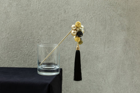 藤下がり玉結び/一本かんざし