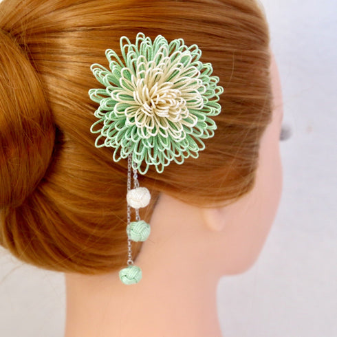 万寿菊のコサージュ/かんざし