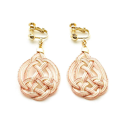 亀結びのピアスイヤリング