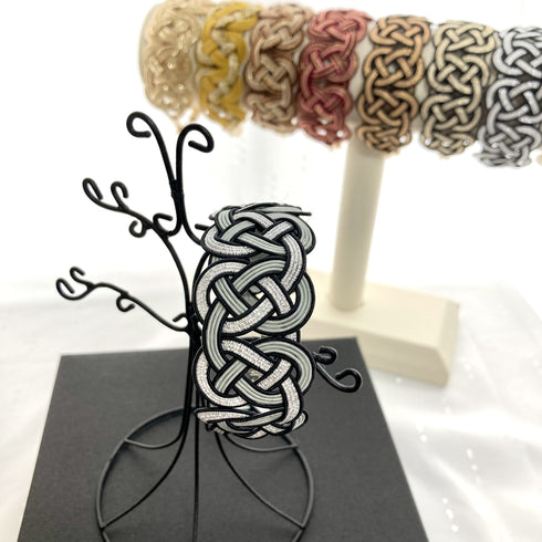 インフィニティバングル風ブレスレット【カラー】