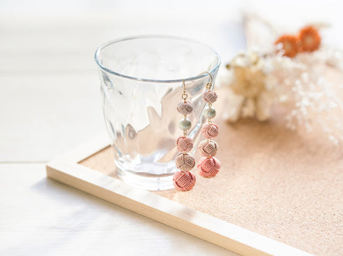 五重塔ピアスイヤリング